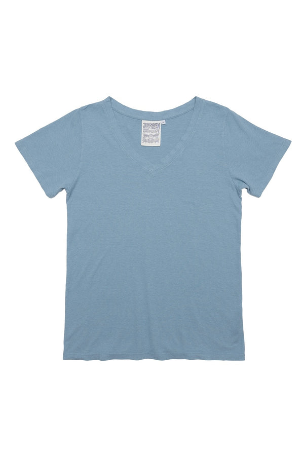 Paige V-neck | Jungmaven Hemp Clothing & Accessories / Color: Blue Heaven