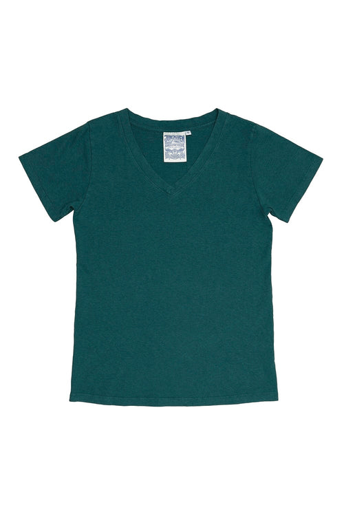 Paige V-neck | Jungmaven Hemp Clothing & Accessories / Color: Deep Teal