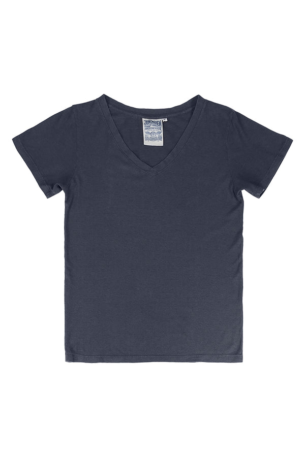 Paige V-neck | Jungmaven Hemp Clothing & Accessories / Color: Diesel Gray