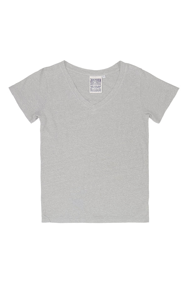 Heathered Paige V-neck | Jungmaven Hemp Clothing & Accessories / Color:Athletic Gray
