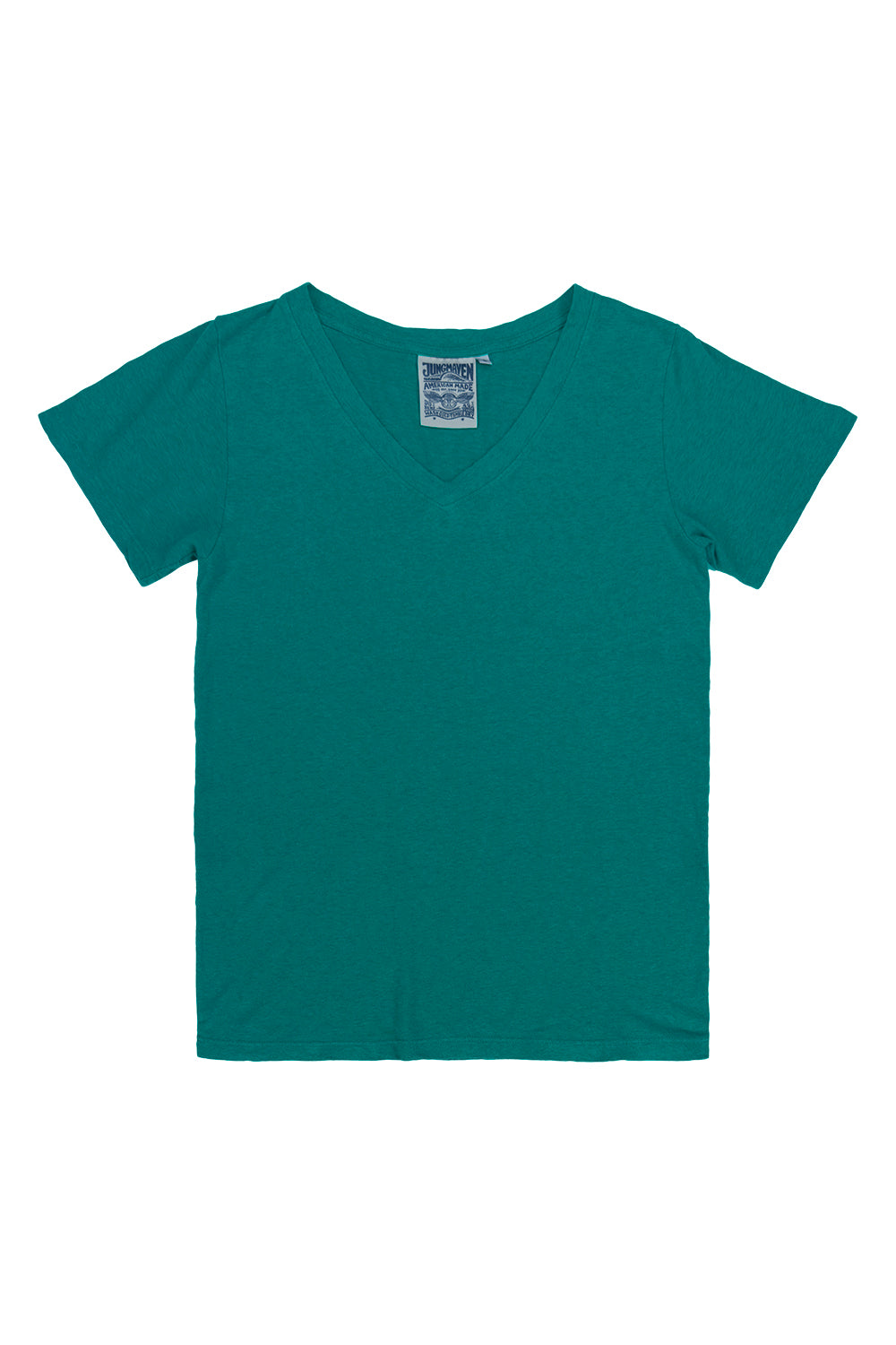 Paige V-neck | Jungmaven Hemp Clothing & Accessories / Color: Teal