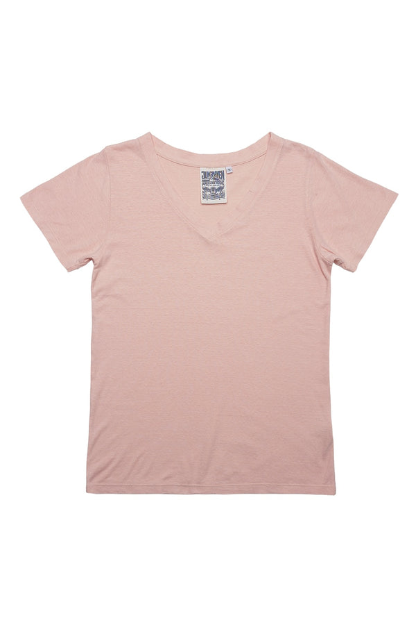 Paige V-neck | Jungmaven Hemp Clothing & Accessories / Color: Whispering Peach
