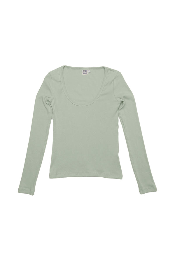 Paseo Long Sleeve Tee | Jungmaven Hemp Clothing & Accessories / Color: Agave Green
