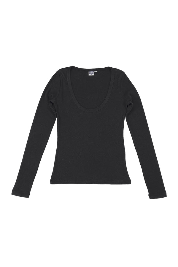 Paseo Long Sleeve Tee | Jungmaven Hemp Clothing & Accessories / Color: Black