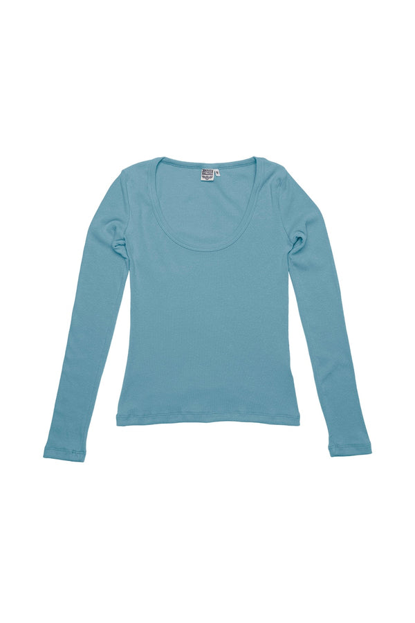 Paseo Long Sleeve Tee | Jungmaven Hemp Clothing & Accessories / Color: Blue Heaven