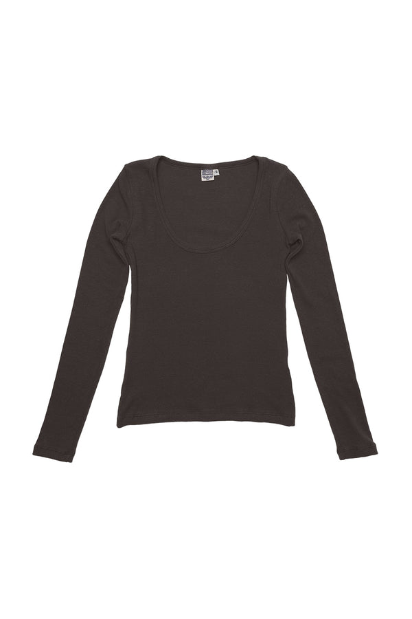 Paseo Long Sleeve Tee | Jungmaven Hemp Clothing & Accessories / Color: Coffee Bean