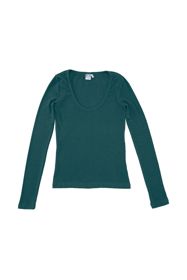 Paseo Long Sleeve Tee | Jungmaven Hemp Clothing & Accessories / Color: Deep Teal