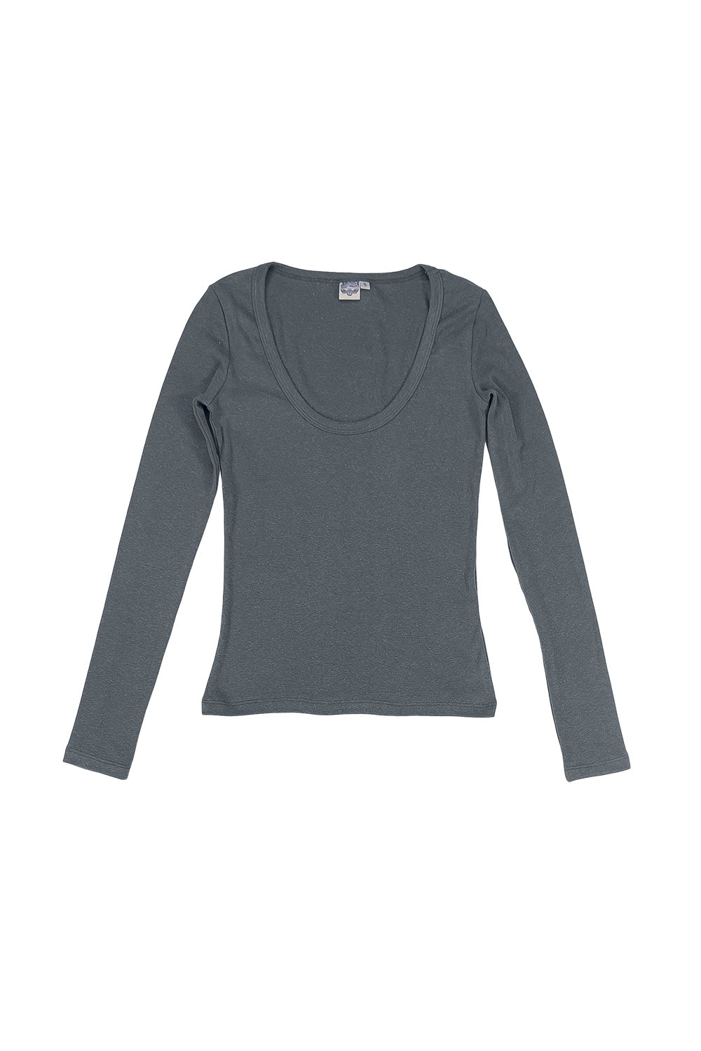 Paseo Long Sleeve Tee | Jungmaven Hemp Clothing & Accessories / Color: Diesel Gray