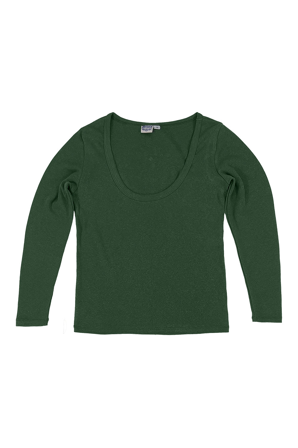 Paseo Long Sleeve Tee | Jungmaven Hemp Clothing & Accessories / Color: Hunter Green