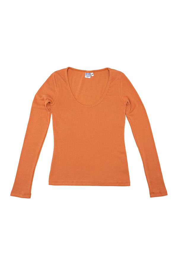 Paseo Long Sleeve Tee | Jungmaven Hemp Clothing & Accessories / Color: Pumpkin Spice