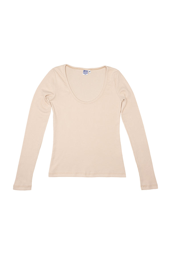 Paseo Long Sleeve Tee | Jungmaven Hemp Clothing & Accessories / Color: Stucco Beige