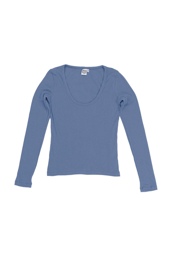 Paseo Long Sleeve Tee - Sale Colors | Jungmaven Hemp Clothing & Accessories / Color: Wisteria