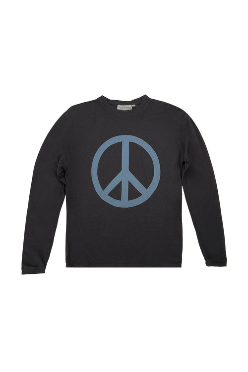 Peace Jung Long Sleeve Tee | Jungmaven Hemp Clothing & Accessories / Color: Black