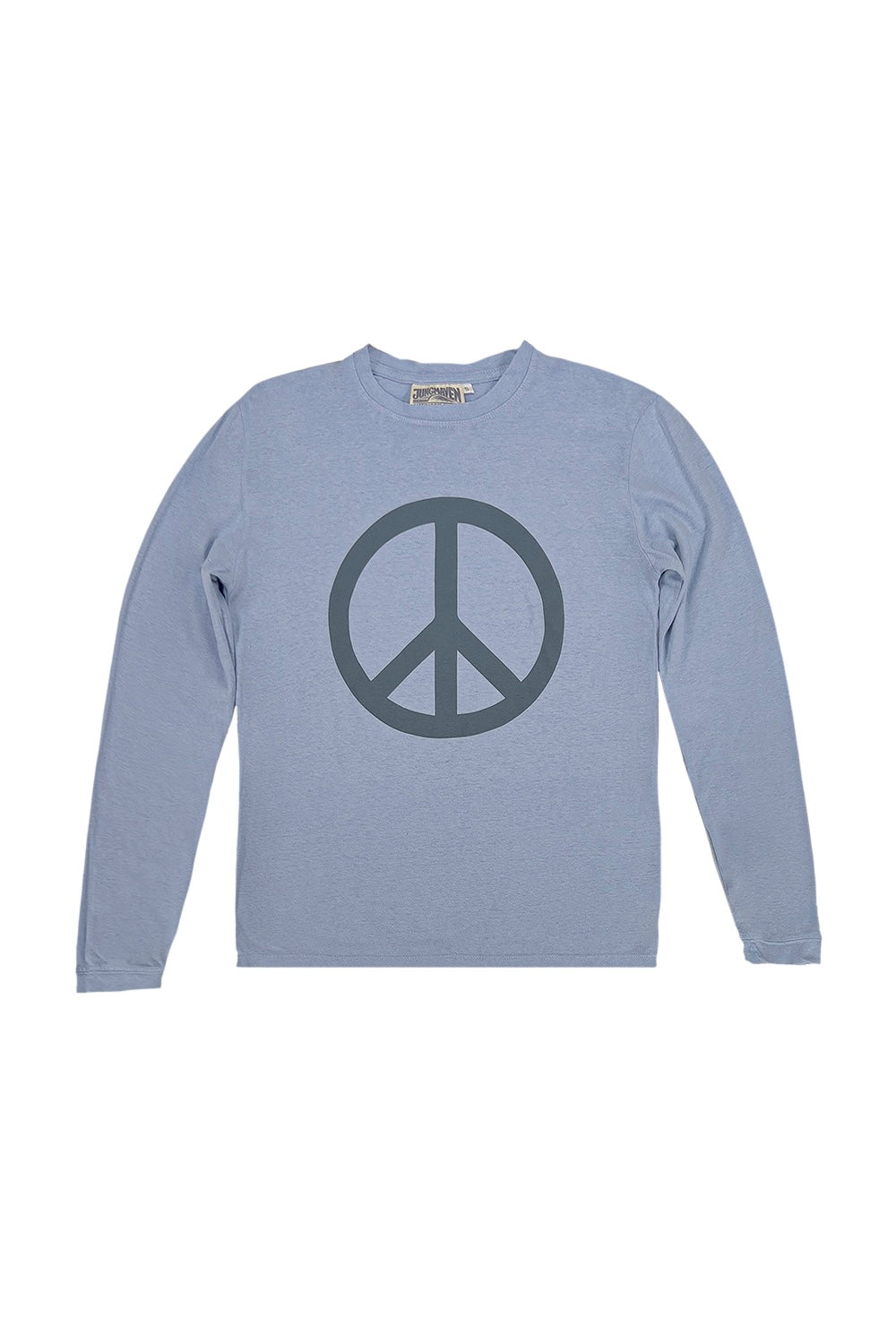 Peace Jung Long Sleeve Tee | Jungmaven Hemp Clothing & Accessories / Color: Coastal Blue