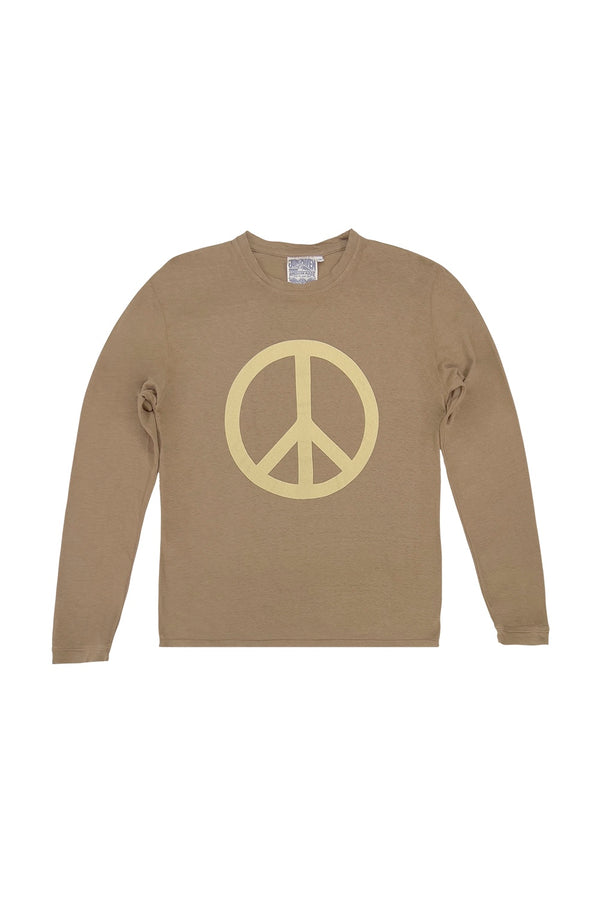 Peace Jung Long Sleeve Tee | Jungmaven Hemp Clothing & Accessories / Color: Coyote