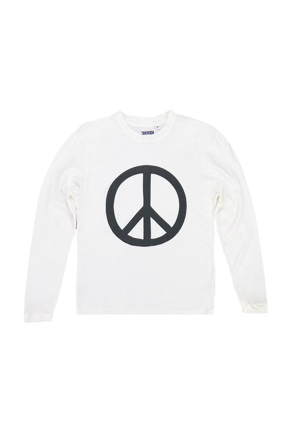 Peace Jung Long Sleeve Tee | Jungmaven Hemp Clothing & Accessories / Color: Washed White