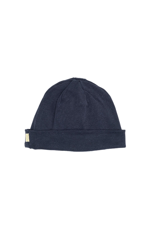 Hemp Rib Knit Beanie by Phatee Wear | Jungmaven Hemp Clothing & Accessories / Color:  Navy