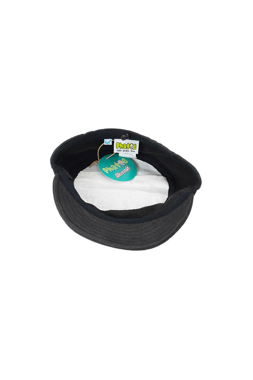 Terry Half Cap by Phatee Wear | Jungmaven Hemp Clothing & Accessories / model_desc: Black Inside