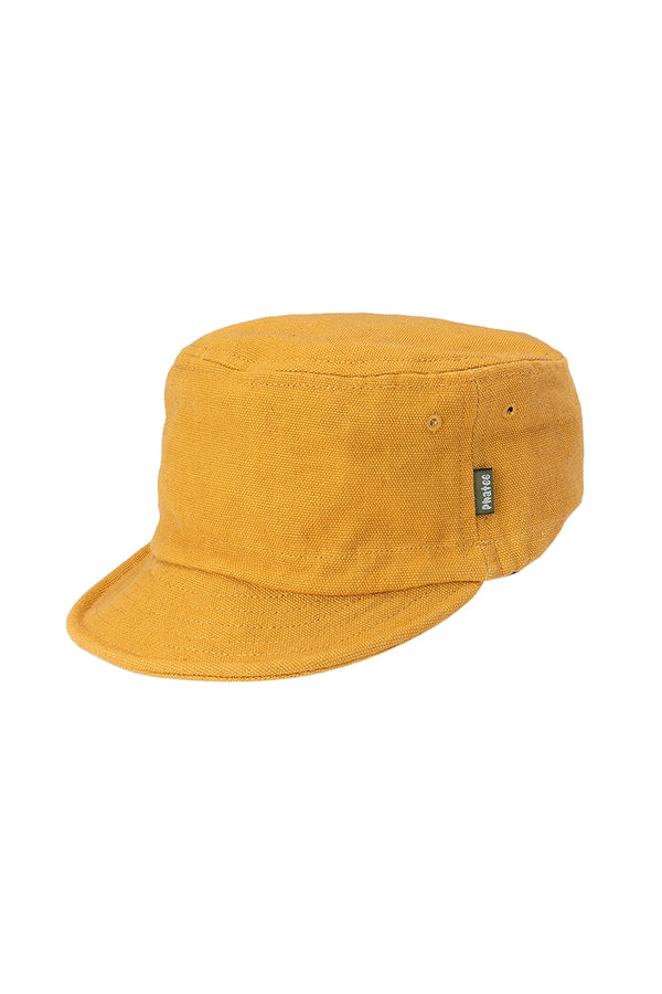 Half Cap by Phatee Wear | Jungmaven Hemp Clothing & Accessories / Color: Mustard