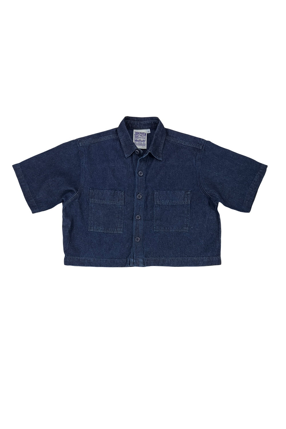 Phinney Denim Shirt | Jungmaven Hemp Clothing & Accessories / Color:Dark