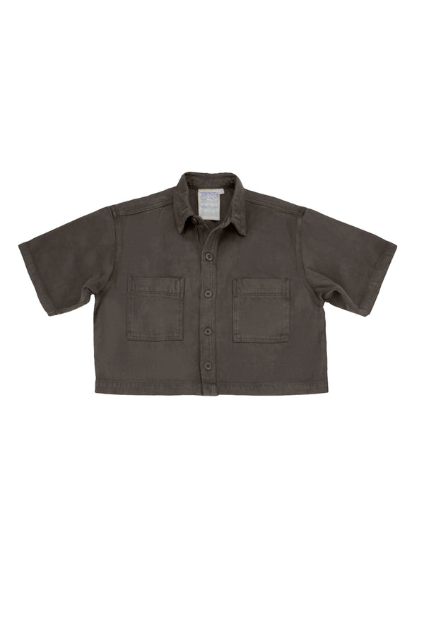Phinney Twill Shirt | Jungmaven Hemp Clothing & Accessories / Color: Coffee Bean