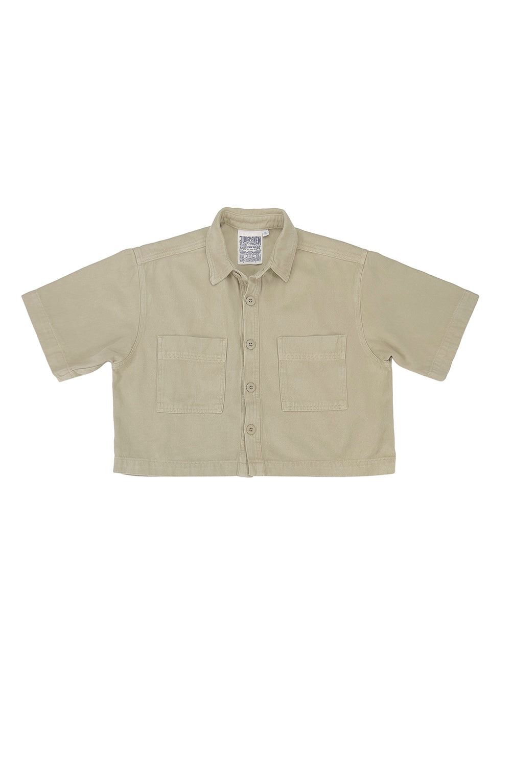 Phinney Twill Shirt | Jungmaven Hemp Clothing & Accessories / Color: Desert Khaki