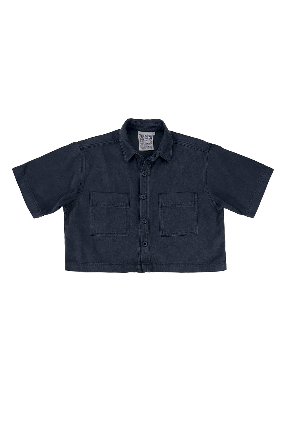 Phinney Twill Shirt | Jungmaven Hemp Clothing & Accessories / Color: Black