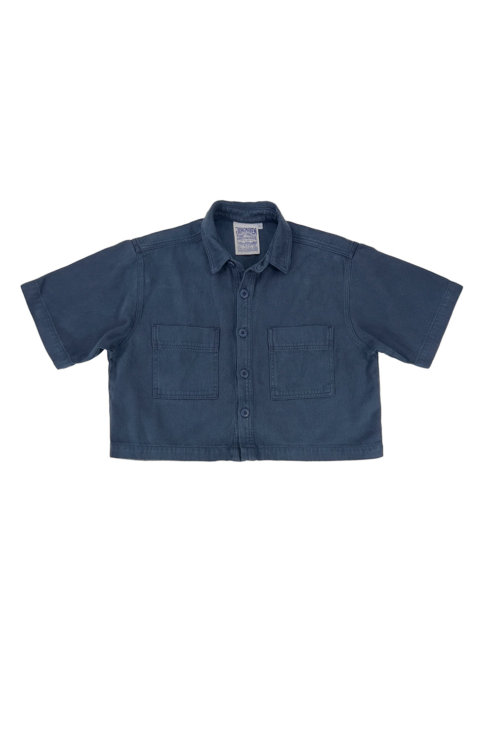 Phinney Twill Shirt | Jungmaven Hemp Clothing & Accessories / Color: Navy