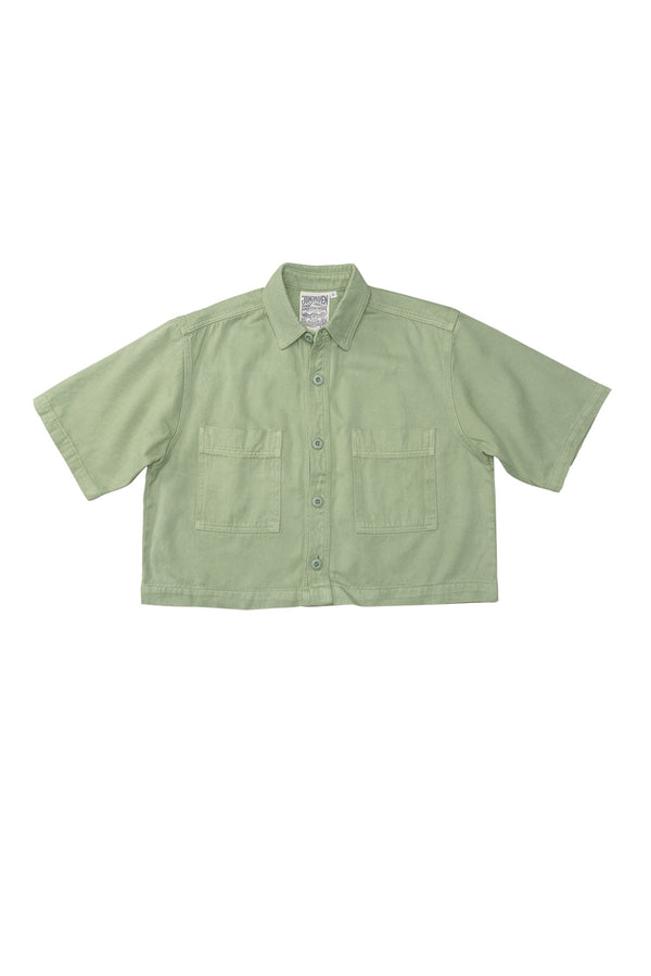 Phinney Twill Shirt | Jungmaven Hemp Clothing & Accessories / Color: Pistachio
