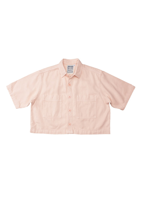 Phinney Twill Shirt | Jungmaven Hemp Clothing & Accessories / Color: Whispering Peach