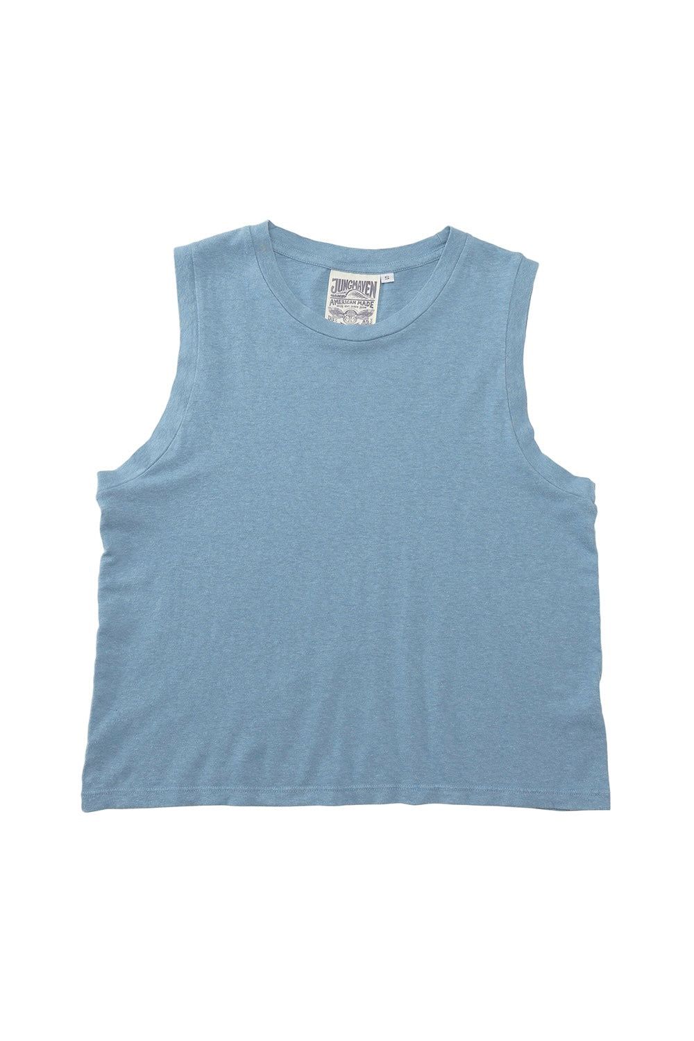 Phoenix Muscle Tee | Jungmaven Hemp Clothing & Accessories / Color:Blue Heaven