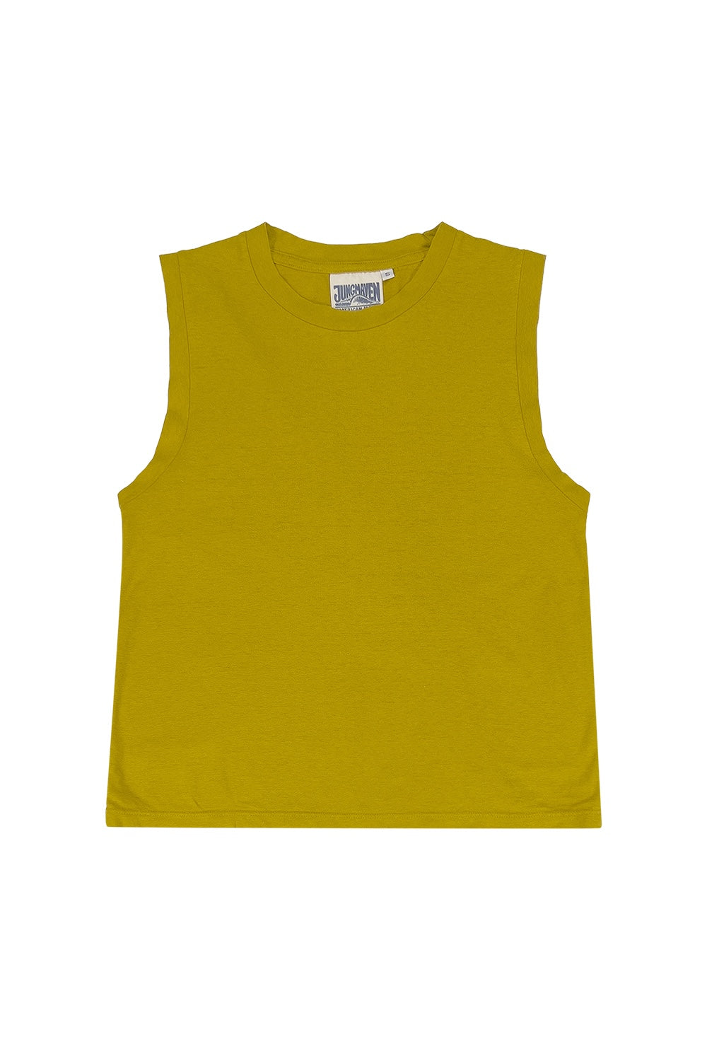 Phoenix Muscle Tee | Jungmaven Hemp Clothing & Accessories / Color: Citrine Yellow