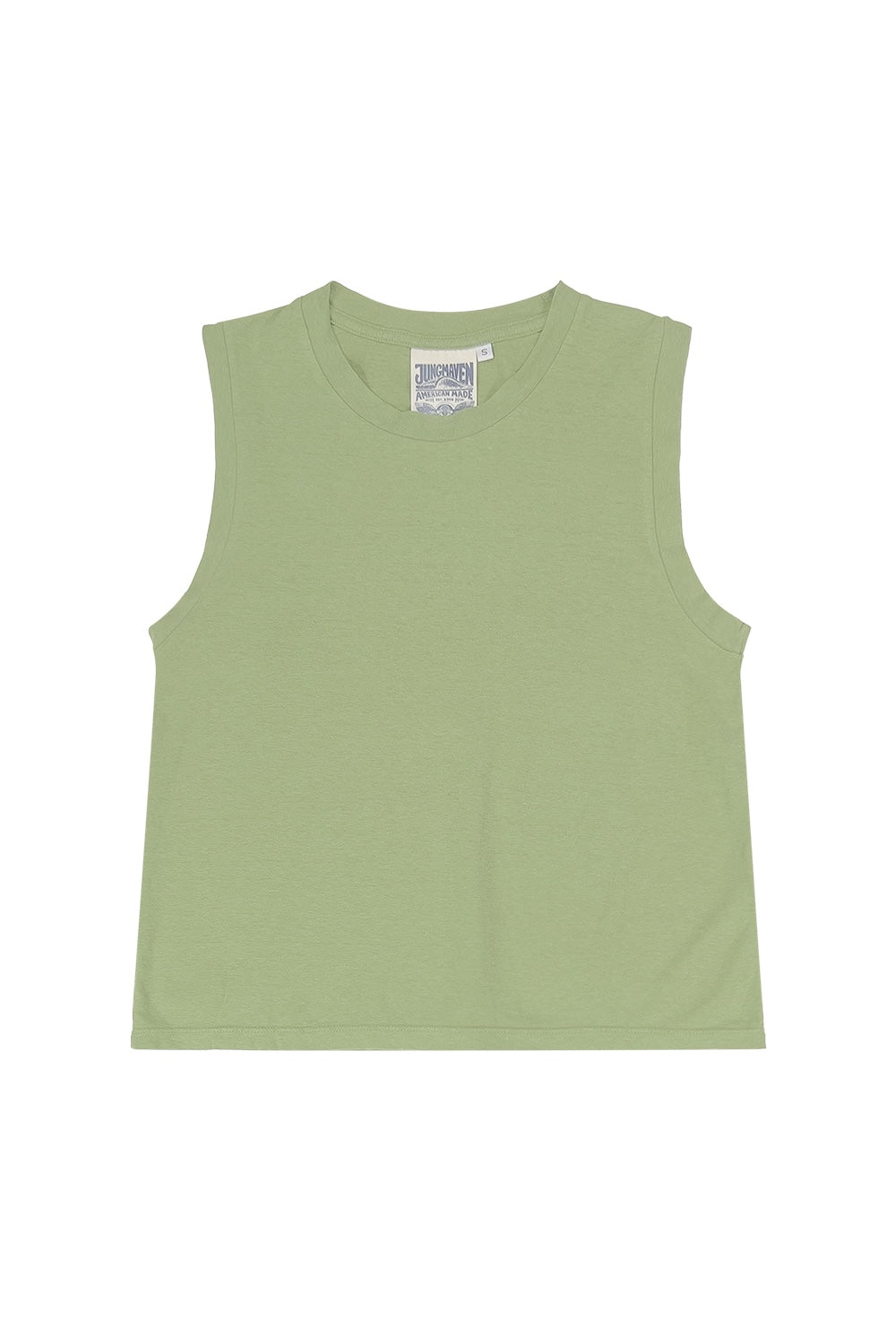 Phoenix Muscle Tee | Jungmaven Hemp Clothing & Accessories / Color: Pistachio