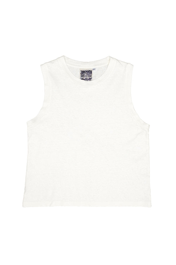 Phoenix Muscle Tee | Jungmaven Hemp Clothing & Accessories / Color: Washed White