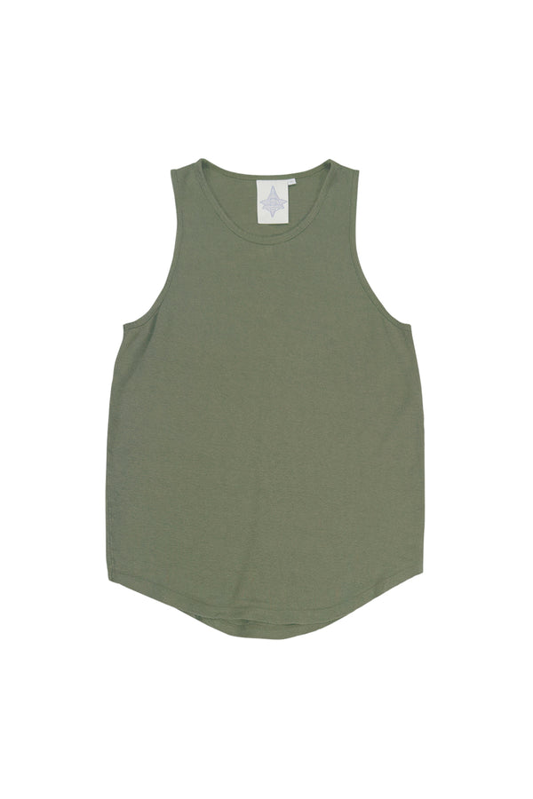 Playa 100% Tank Top | Jungmaven Hemp Clothing & Accessories / Color: Olive Green