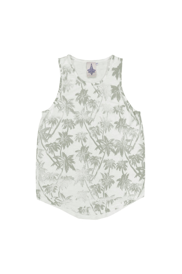 Palms Playa Tank Top - 100% Hemp | Jungmaven Hemp Clothing & Accessories / Color: Agave Green