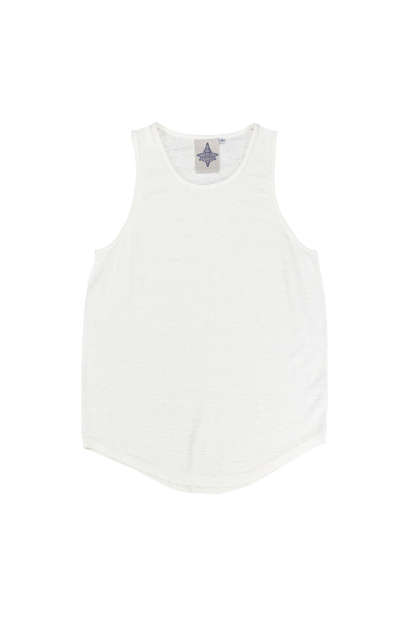 Playa 100% Tank Top | Jungmaven Hemp Clothing & Accessories / Color: Washed White