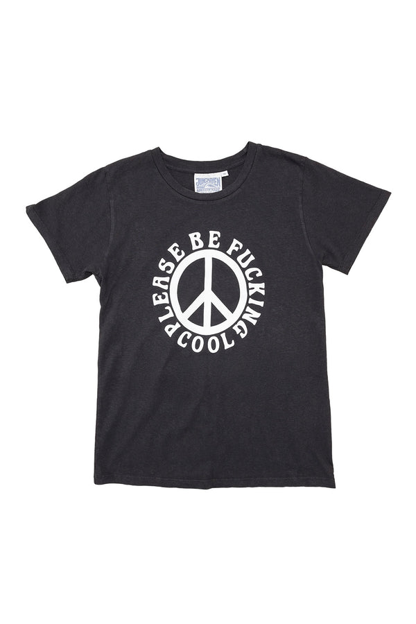 Please Be F#cking Cool Lorel Tee | Jungmaven Hemp Clothing & Accessories / Color: Black