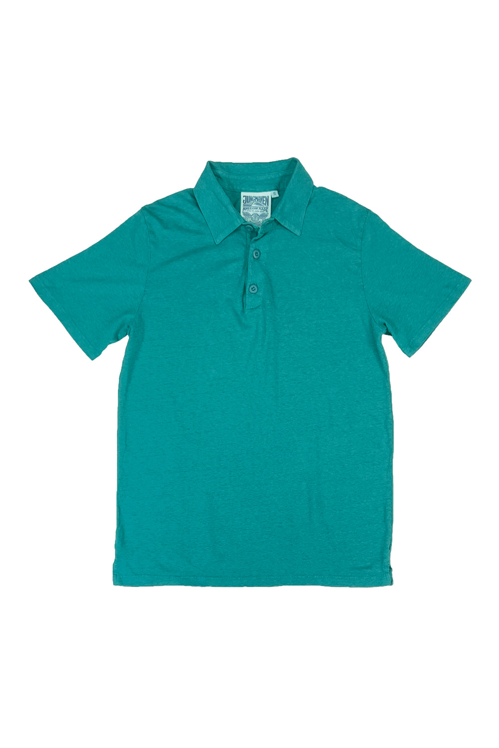 Camden Polo Shirt | Jungmaven Hemp Clothing & Accessories / Color: Ivy Green