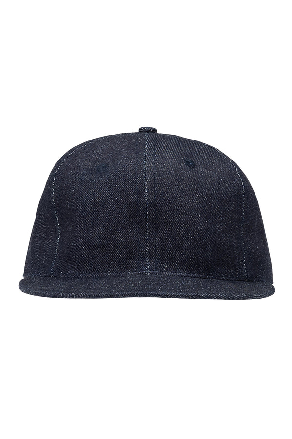 Ebby Cap | Jungmaven Hemp Clothing & Accessories / Color: Dark Denim w Lt. Gray