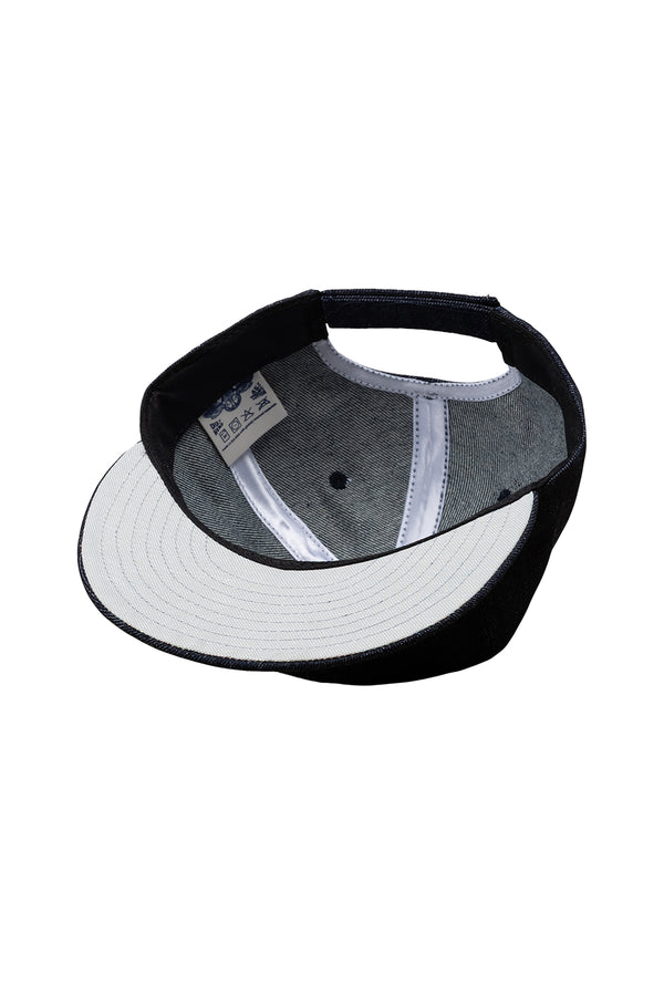 Ebby Cap | Jungmaven Hemp Clothing & Accessories / Color: Dark Denim with Lt. Gray