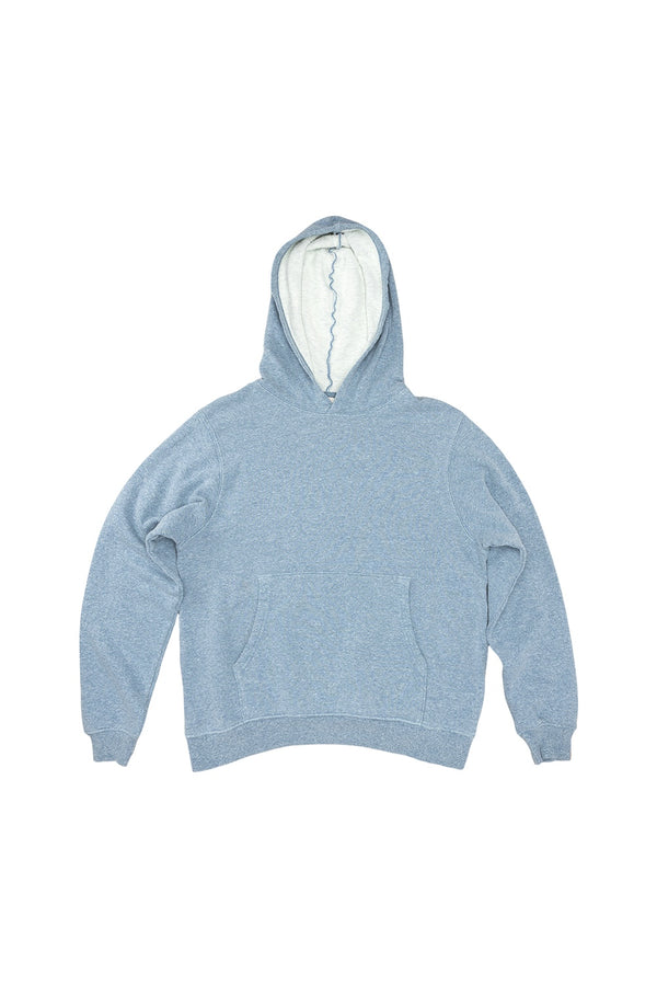Heathered Powell Hooded Sweatshirt | Jungmaven Hemp Clothing & Accessories / Color: Blue Heaven
