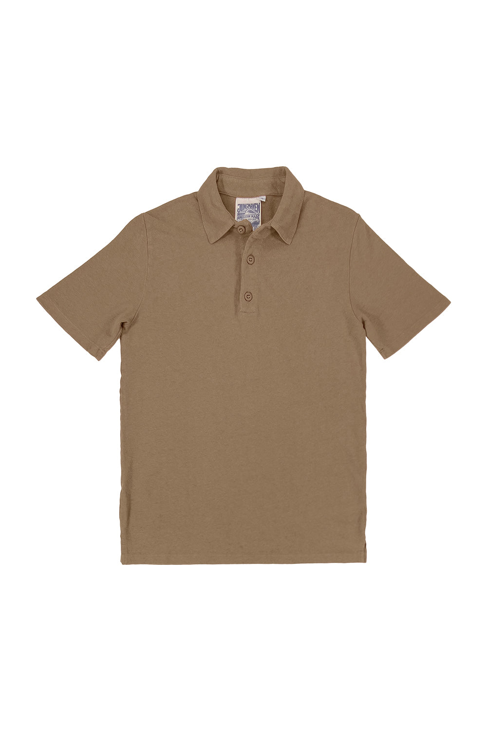 Preston Polo Shirt | Jungmaven Hemp Clothing & Accessories / Color: Coyote