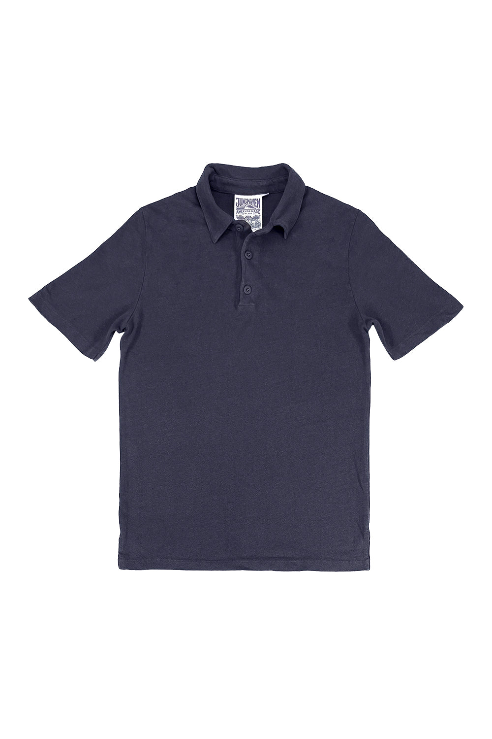 Preston Polo Shirt | Jungmaven Hemp Clothing & Accessories / Color: Diesel Gray