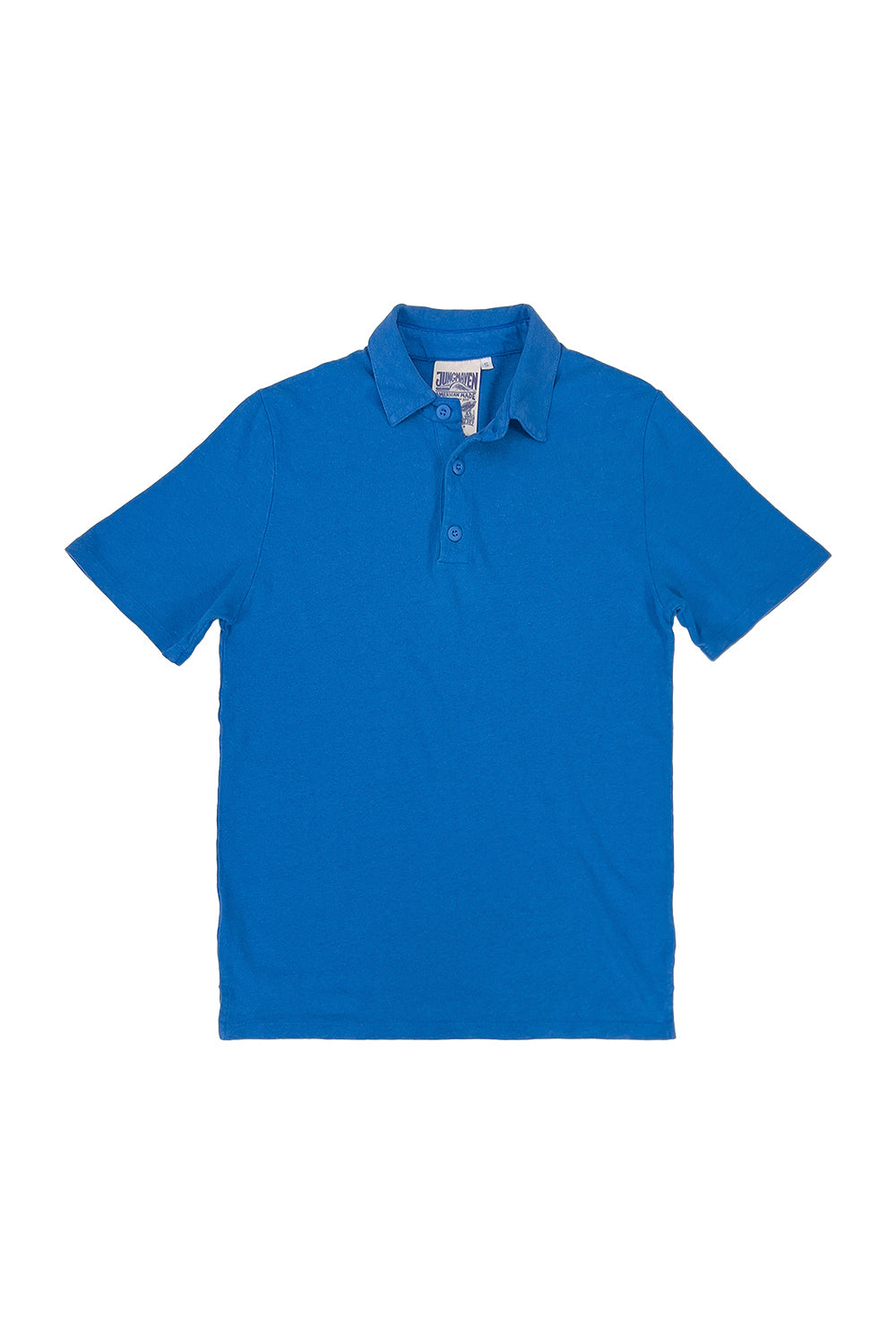 Preston Polo Shirt | Jungmaven Hemp Clothing & Accessories / Color: Galaxy Blue