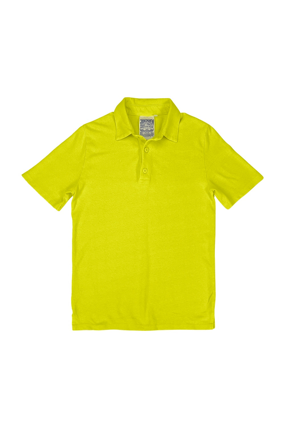 Preston Polo Shirt | Jungmaven Hemp Clothing & Accessories / Color: Limelight