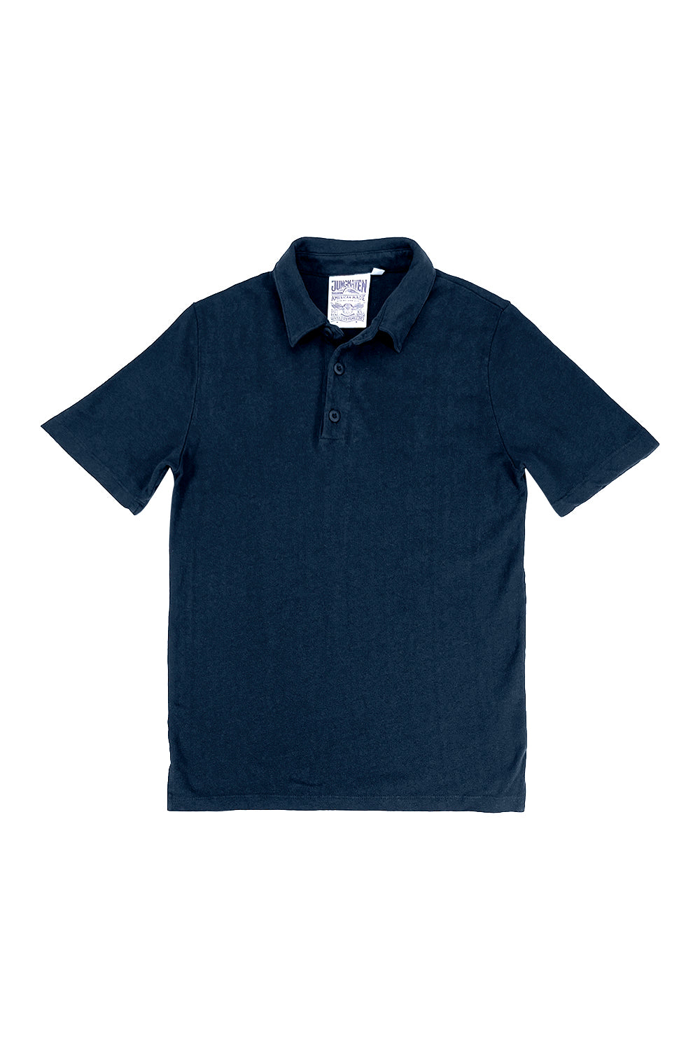 Preston Polo Shirt | Jungmaven Hemp Clothing & Accessories / Color: Navy