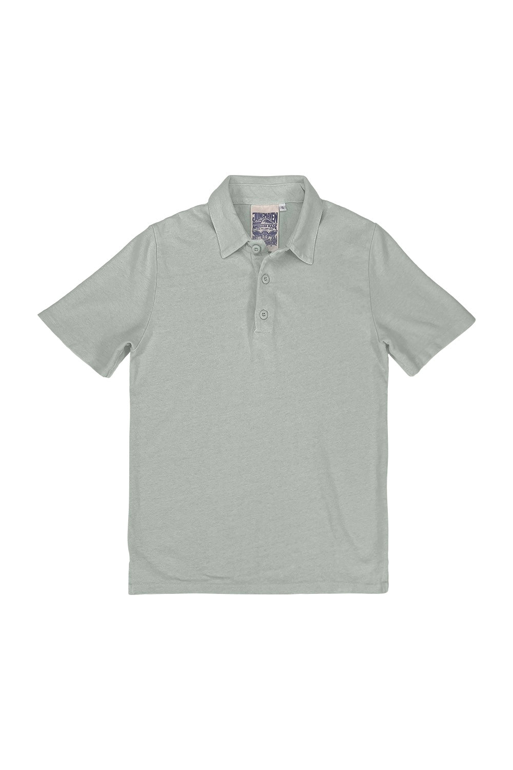 Preston Polo Shirt | Jungmaven Hemp Clothing & Accessories / Color: Seafoam Green