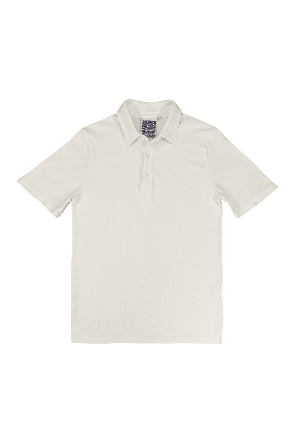 Preston Polo Shirt | Jungmaven Hemp Clothing & Accessories / Color: Washed White
