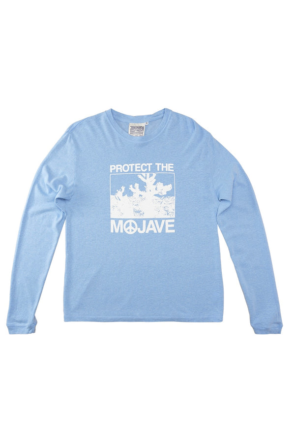 Mojave Baja Long Sleeve Tee | Jungmaven Hemp Clothing & Accessories / Color: Coastal Blue